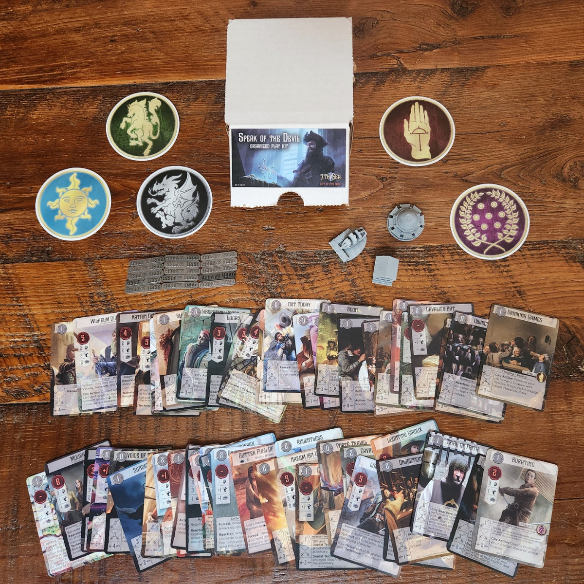 7th Sea: City of Five Sails Speak of the Devil Organized Play Kit