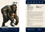 Bukana Bestiary: 5E Reference Cards